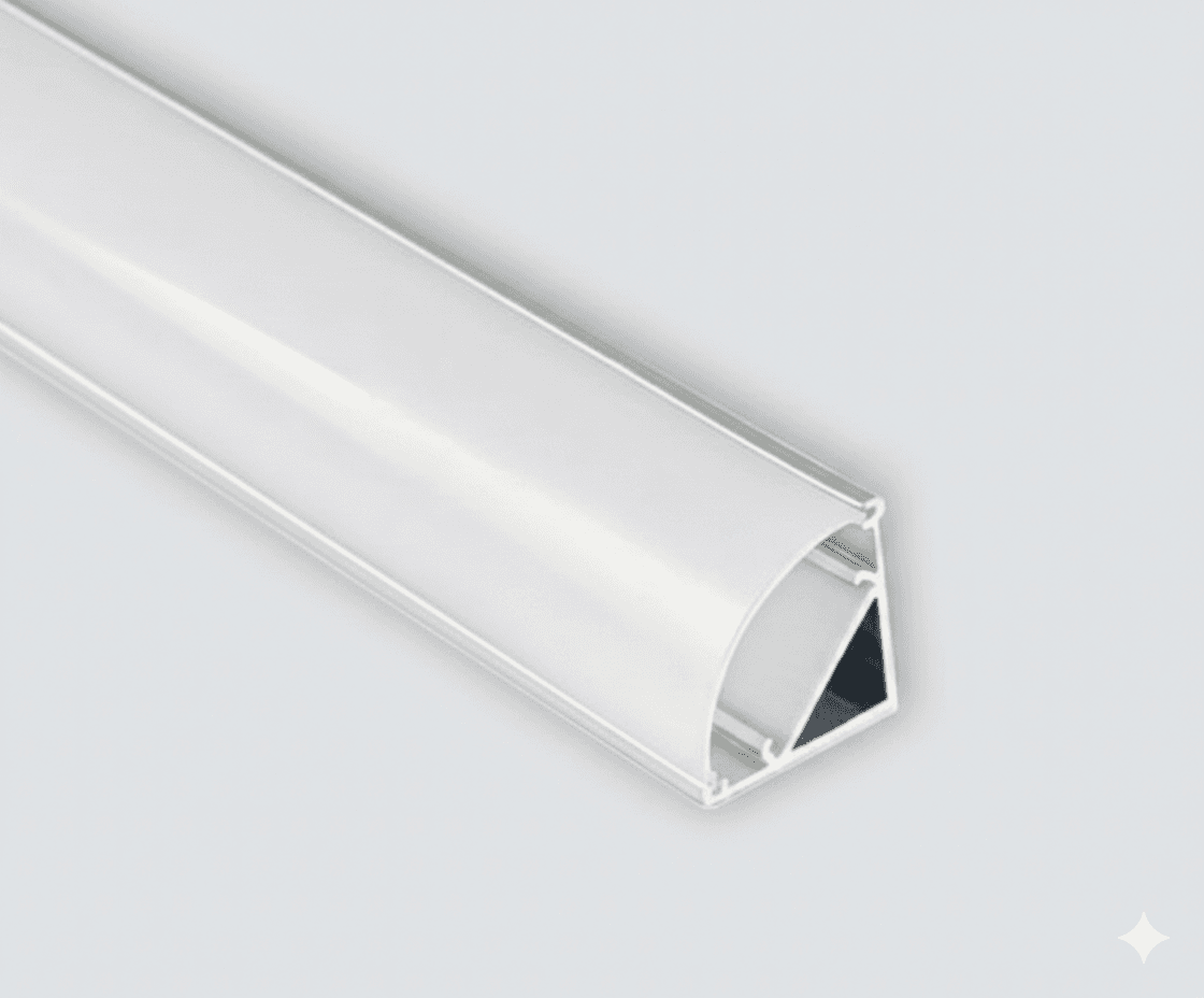 Perfil de aluminio esquinero